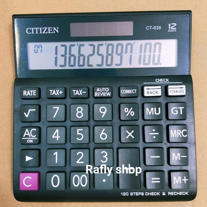 

dg-78 kalkulator citizen CT 638 Hemat