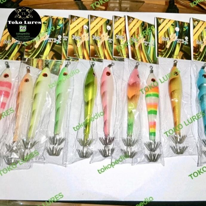 er-79 Umpan pancing apolo cumi apollo glow in the dark /squid lure luminous Original