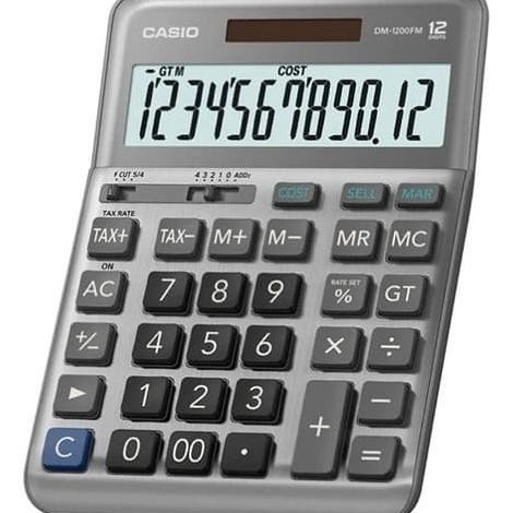 

By05 Casio Calculator DM 1200 FM Sale