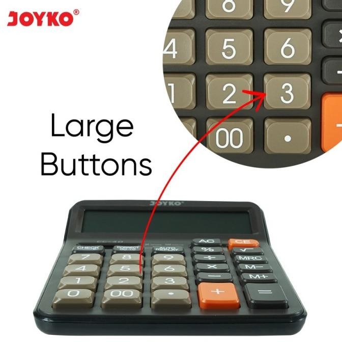 

se-7 Calculator / Kalkulator Joyko CC-40 12 Digits Hemat