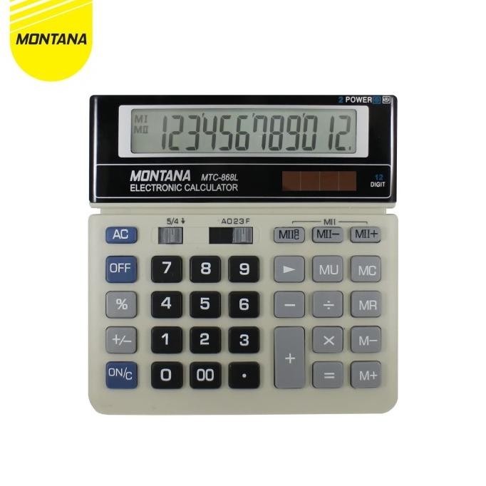 

TGC-1924 MONTANA Calculator / Kalkulator Montana MT 868 L/ 12 Digits Viral