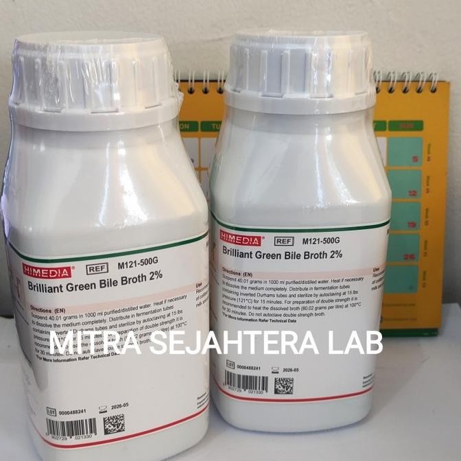Brilliant Green Bile Lactose Broth Himedia 500 gram M121 / Media BGLB