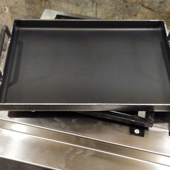 Wajan Kotak Baja Hitam Anti Lengket 30X20