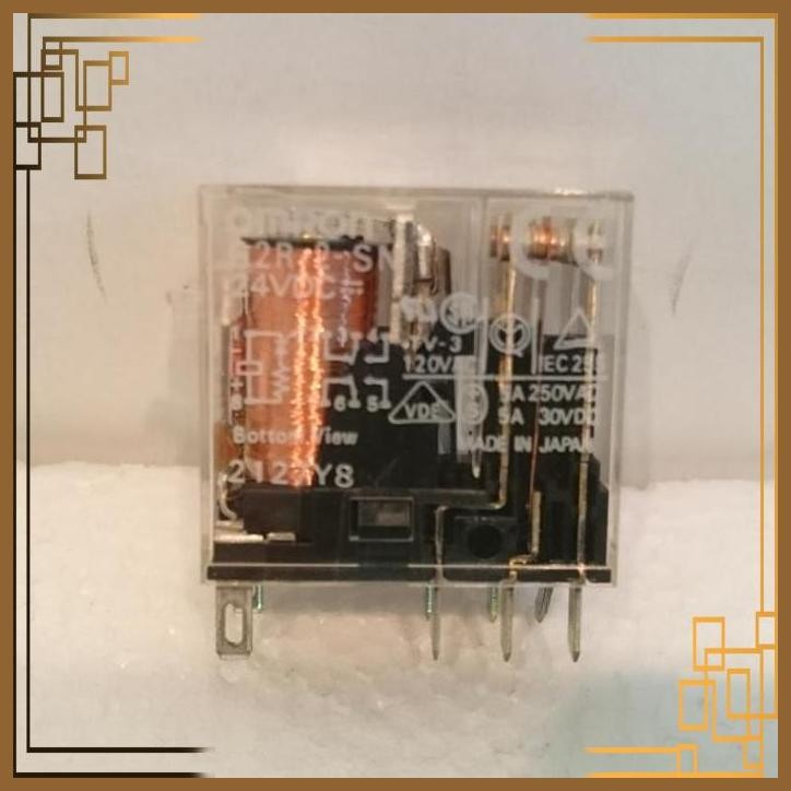 [CDJ] OMRON, G2R-2-SN, RELAY 24VDC KAKI 8 (24 VOLT DC)