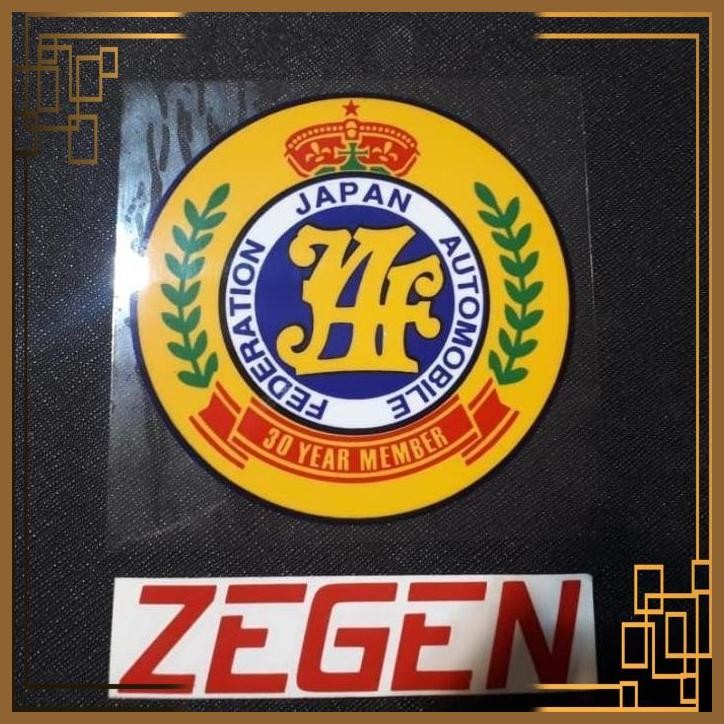 

[ZGA] STICKER STIKER JAF 30 YEAR MEMBER TEMPEL DALAM / STICKON JAF 30 YEAR