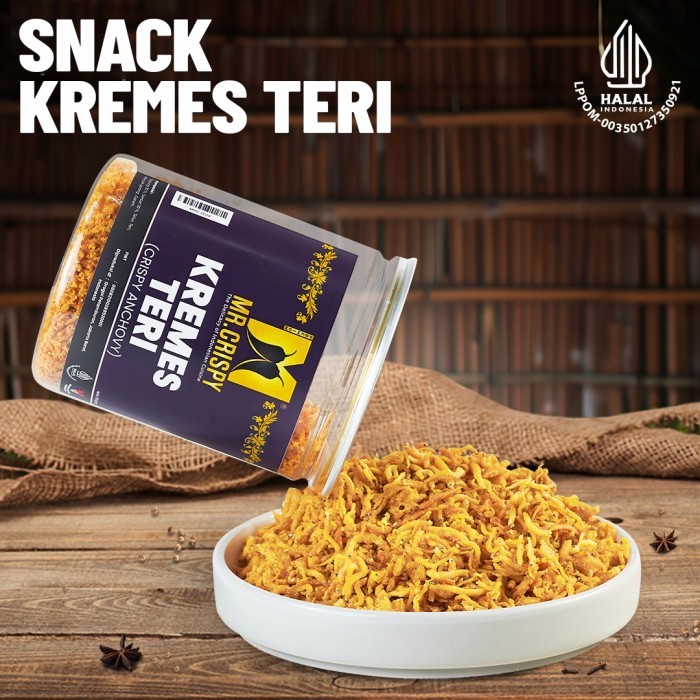 

GRATIS ONGKIR KREMES TERI MR. CRISPY/SNACK KREMES TERI MR.CRISPY