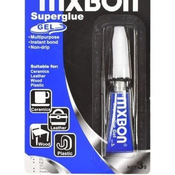 

~~~~~] Mxbon Lem Super Glue 3 Ml Transparan keramik kulit kayu plastik Berkualitas
