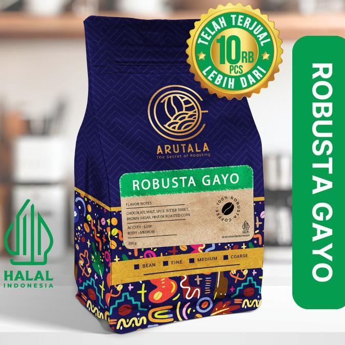 

Arutala Kopi Gayo Alur Badak Robusta Coffee 1Kg