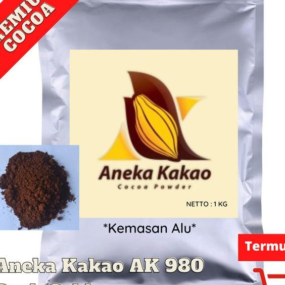 

Aneka Kakao Cocoa Powder Ak 980 Dark Coklat 1 Kg / 500 G Coklat Bubuk