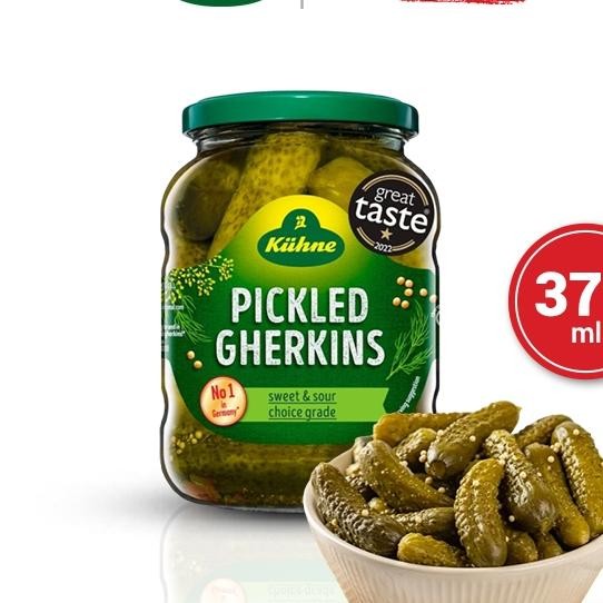 

Kuhne Piled Gherkins - Acar Timun 370Ml