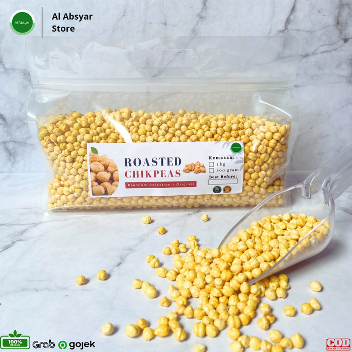 

TERPERCAYA Kacang Arab 1kg Panggang Chickpeas Roasted Oleh Oleh Haji Umroh