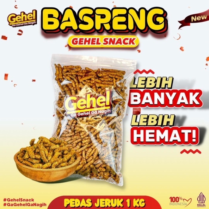 

TERLENGKAP GEHEL BASRENG 1 KG (Edisi Terbatas) - Makanan Ringan