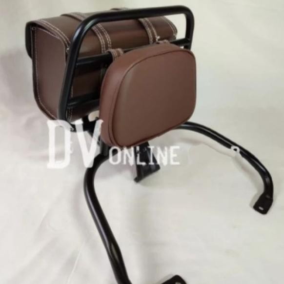 Bara / Sandaran Jok / Tas Vespa Primavera Sprint Lx S125/150 & Gts