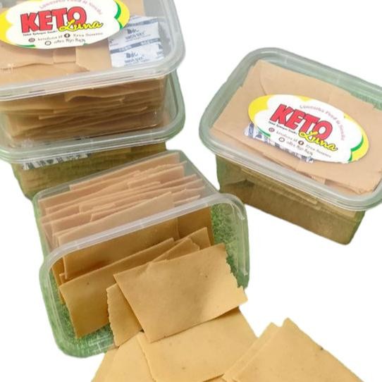 

Kerupuk Keto Mentah Lowcarb Rendah Karbohidrat
