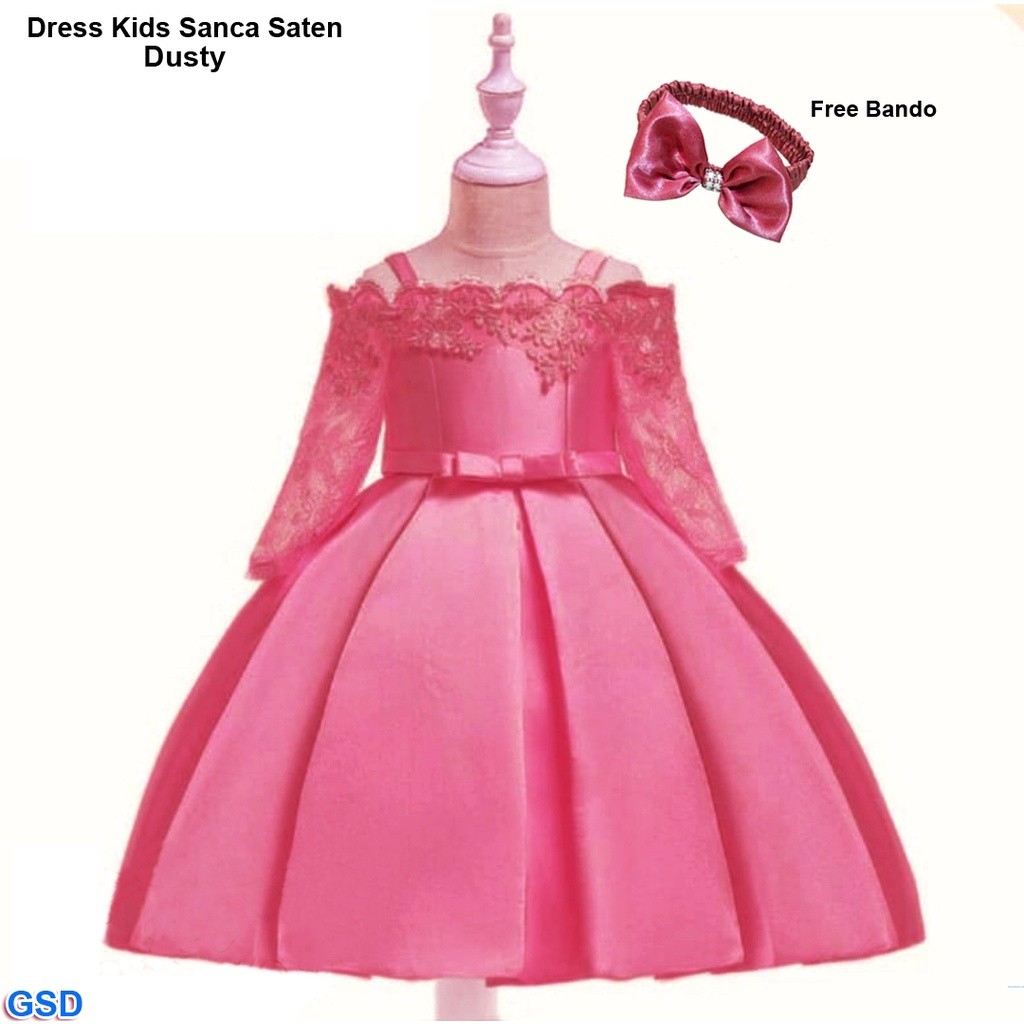 Dres Anak Terbaru 2024 Gaun Pesta Ulang Tahun Dress Natal Wedding Mewah Elegan Kado Hadiah Ultah Ank