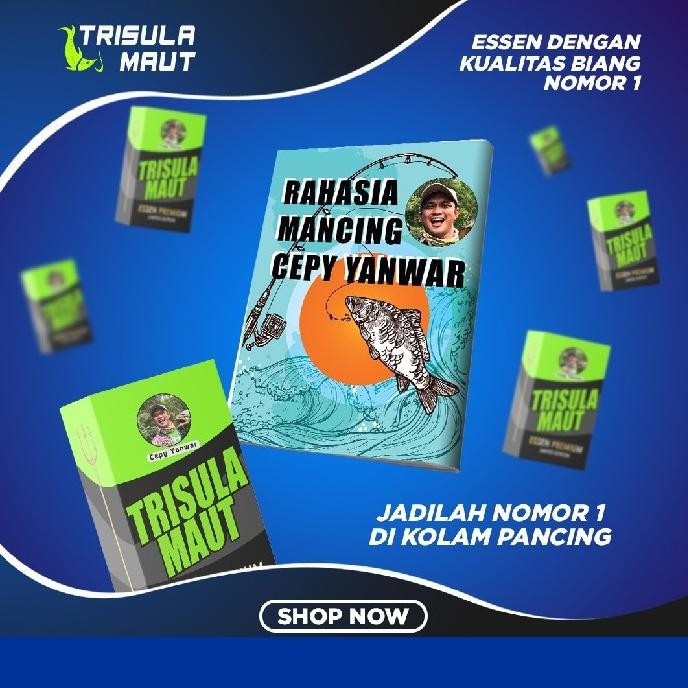 Gratis Diskon Essen Trisula Maut Umpan Pancing Ikan Mas,Nila,Lele,Bawal, Dan Patin Er-87