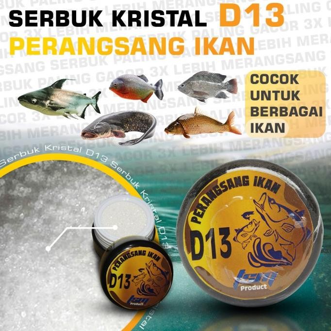 Super Terbaru Stimulus Ikan D13 Serbuk Kristal Campuran Umpan Pancing Racikan Dh-68