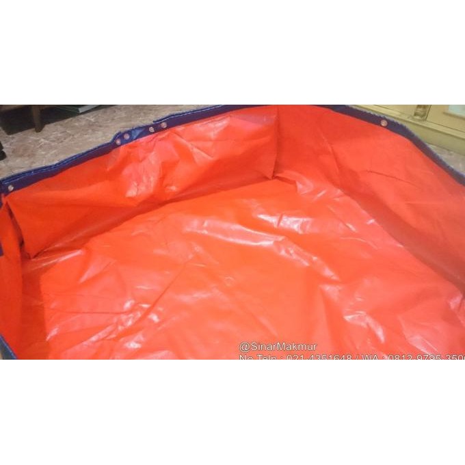 Murah Terlaris Terpal Kolam Lele 4 X 1.5 X 0.5 Meter | Terpal Kolam 4X1.5X0.5 Meter Ryu-56