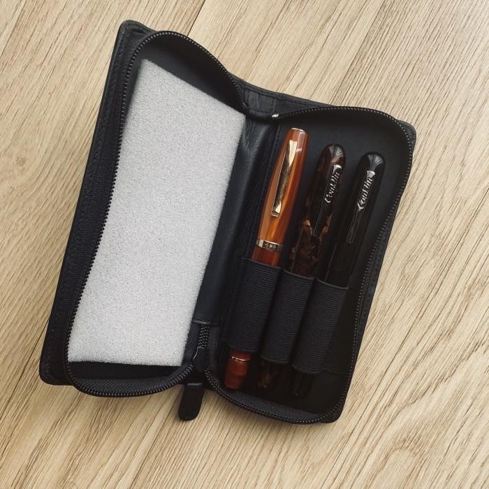 

Sailor Fine Leather Fountain Pen Case Terlaris Original