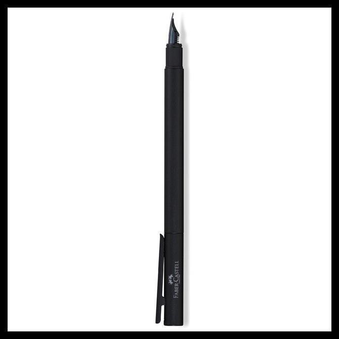 

Faber-Castell Neo Slim Fountain Pen M Black Matt, Black Chromed Kode 172 Original