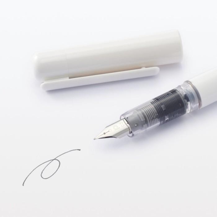 Muji - Polycarbonate Fountain Pen / Refill Catridge || Bolpoint Asli Original