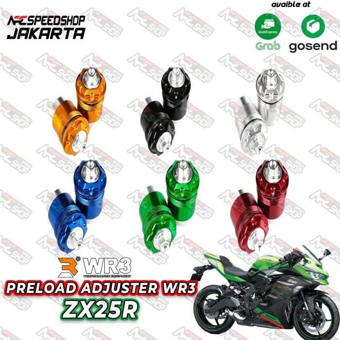 Preload Adjuster WR3 Setelan Shock WR3 Kawasaki ZX25R ZX 25R ZX 25 R - Gold Original