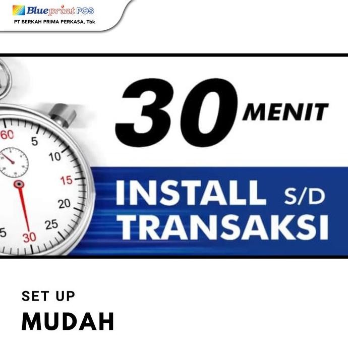 Paket Mesin Kasir Android 8Inch + Apps Blueprint Pos 1 Thn Tanpa Laci