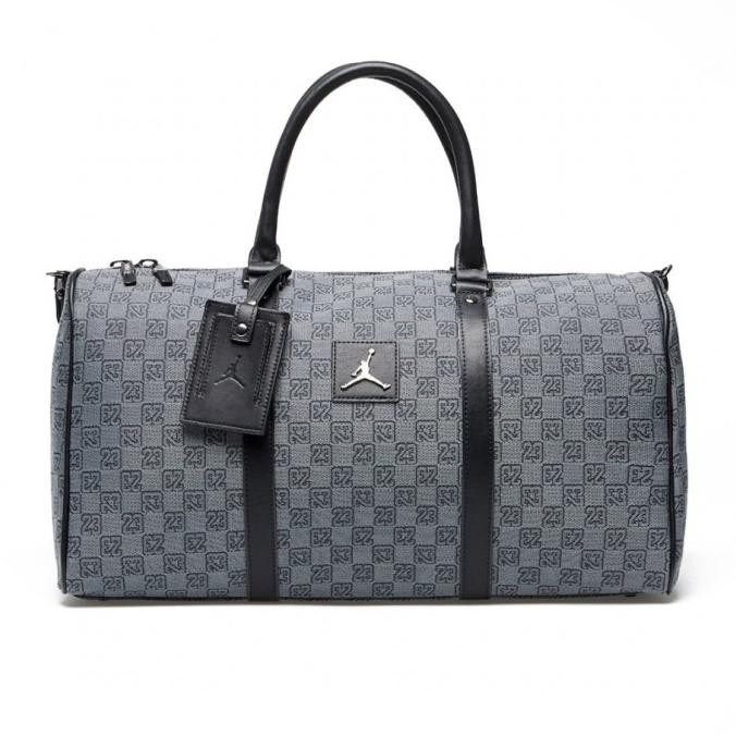 Tas Jordan Monogram Duffle Bag Grey