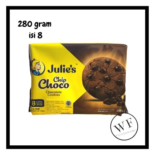 

Julies Chip Choco / Chocolate Cookies / Julies Coklat Chips 200G-8Pack
