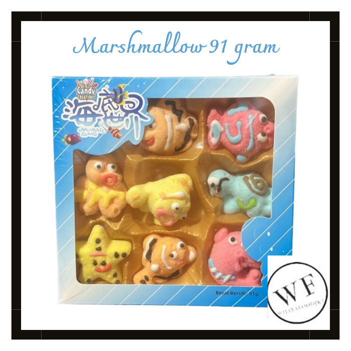 

Candy Creations Marshmallow Ocean / Marshmallow Candy Hewan Laut 91G