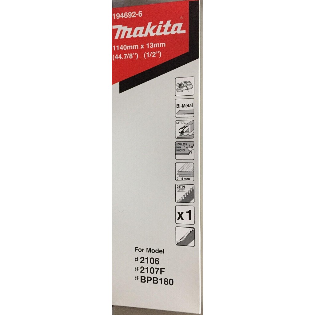 Mata Bandsaw Makita 1140X13/ 24Tpi Stainless Steel  194692-6