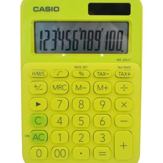 

Kalkulator My Style Casio Ms-20Uc Colorful Series Calculator 20 Uc