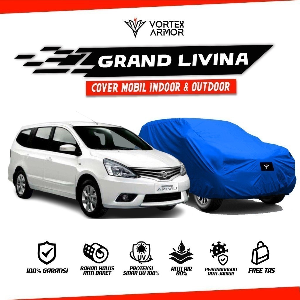 Cover Mobil Grand Livina SV XV Ultimate / Sarung Mobil Grand Livina HWS / Selimut Nissan Livina 2007