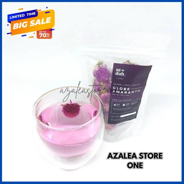 

SEDUH TEH BUNGA GLOBE AMARANTH / GLOBE AMARANTH TEA 10 GRAM / 30 GRAM TERMURAH !! BY AZALEA STORE