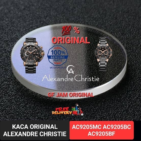 Ready KACA JAM TANGAN ALEXANDRE CHRISTIE AC9205 AC 9205MC AC9205BF ORIGINAL