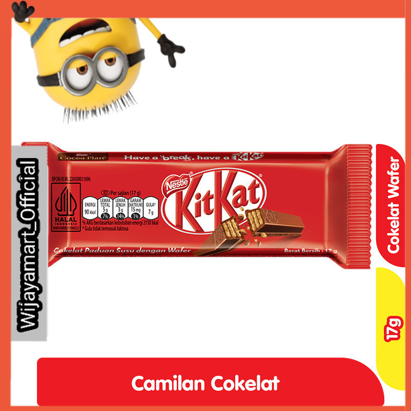 

KitKat Original Cokelat 2F 17 g