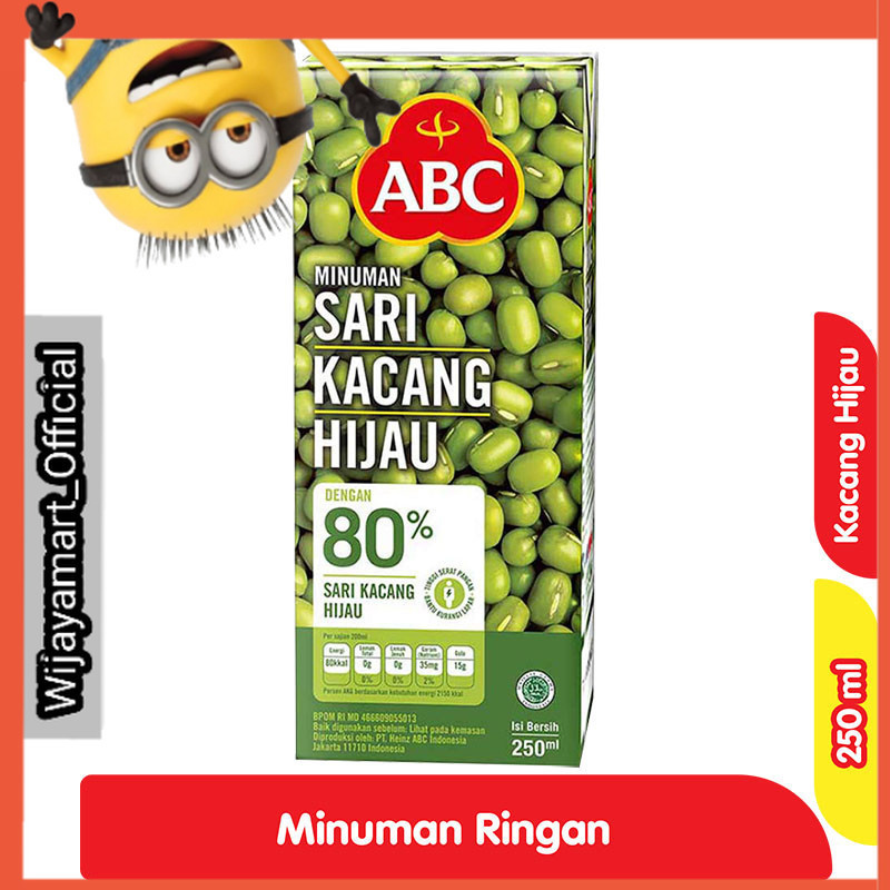 

ABC Minuman Sari Kacang Hijau 250 ml