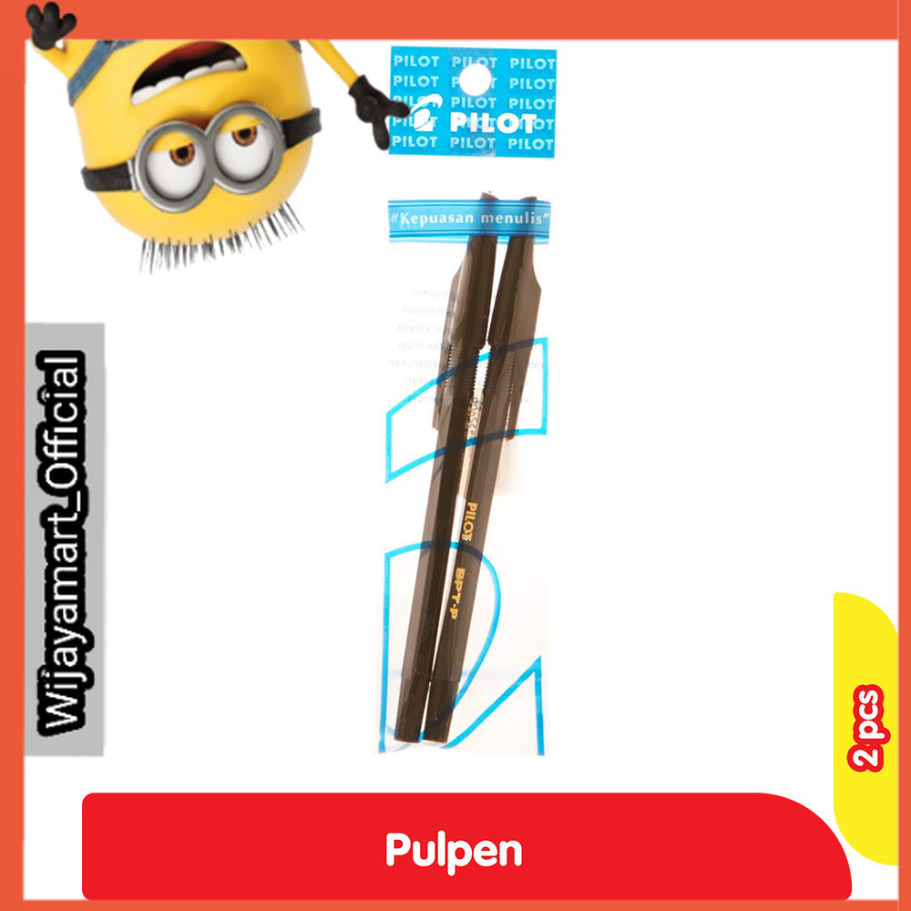 

Pilot Pulpen Hitam BPT-P 2 pcs
