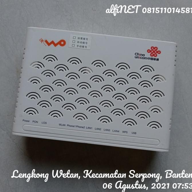 Epon ONU ONT Wifi Bukan baru