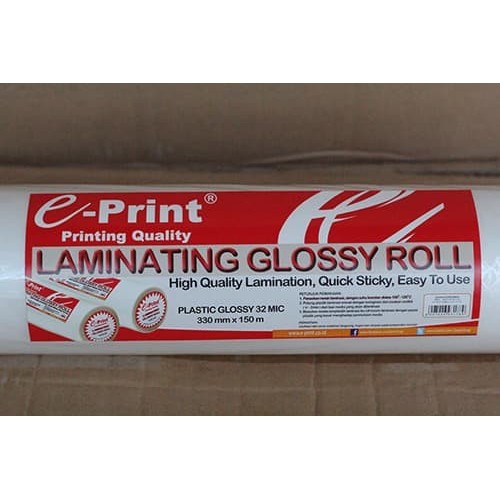 Plastik Laminating/ Laminasi Glossy Roll- Eprint