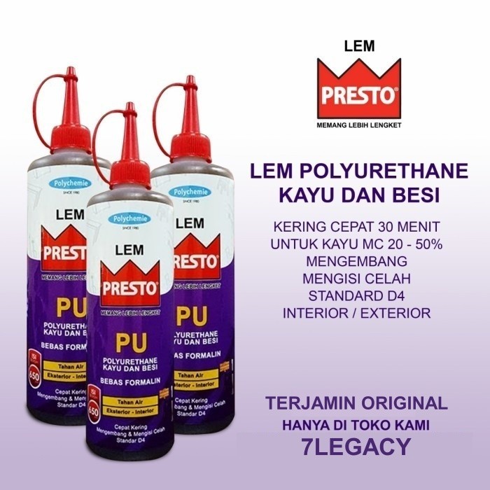 Open DS] Lem Presto PU/ Lem kayu PU