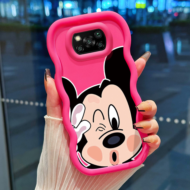 Casing Hp Untuk Xiaomi POCO X3 POCO X3 NFC POCO X3 Pro Case Casing Mickey Mouse pola Kesing HP Kasin