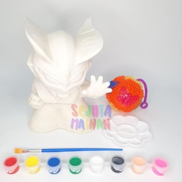 Mainan Anak Celengan Gypsum Dengan Cat Warna Meningkatkan Kreativitas