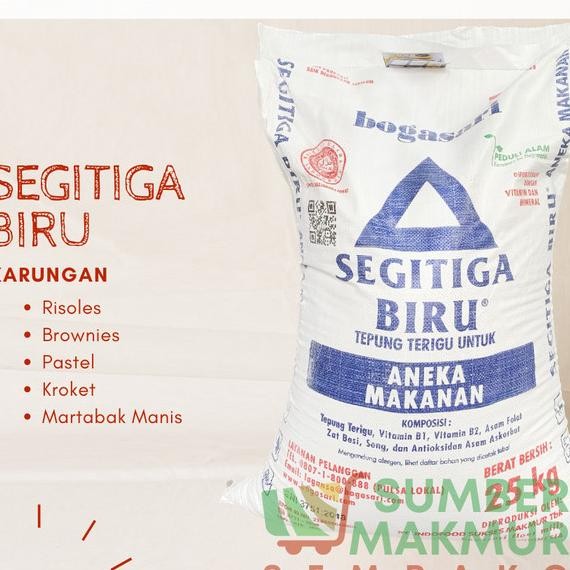 

Tepung Terigu Segitiga U 25 Kg [Gojek / Grab Only]