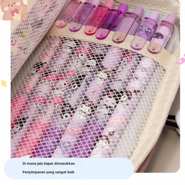 

VE29 Tempat alat tulis kotak pensil aesthetic Tas PenaTempat Pencil Tas Pensil kapasitas besar Viral