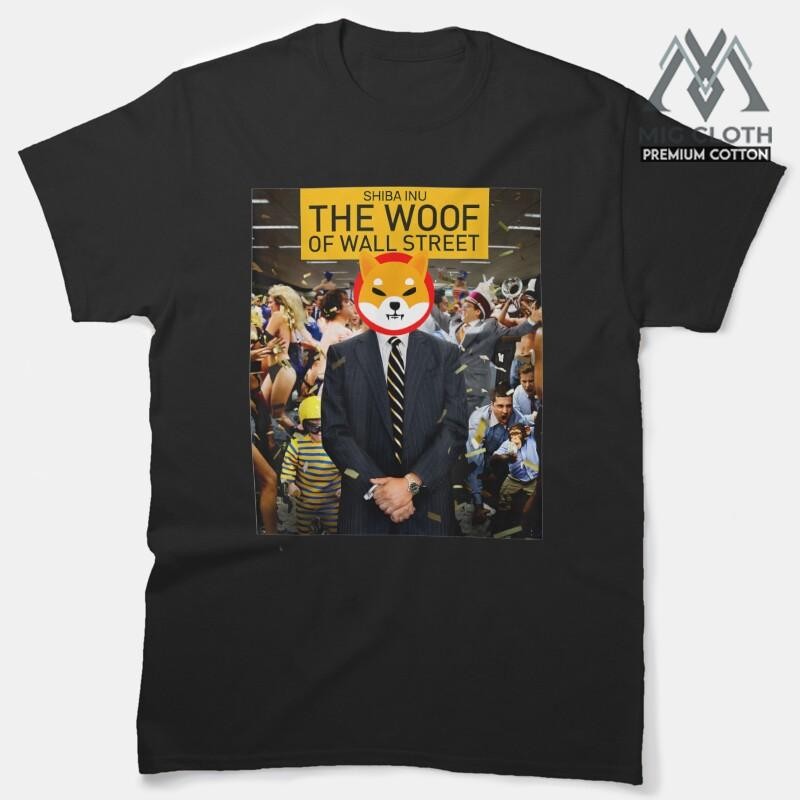 Baju Kaos Shiba Inu Shib HODL To the Moon Crypto Cryptocurrency Meme