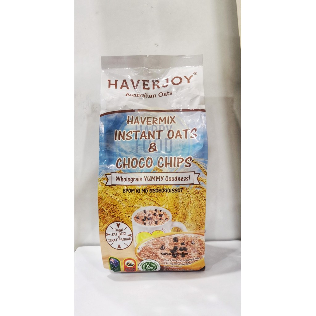 

TERJAMIN HAVERJOY OATMEAL 1KG/INSTANT/ROLLED OAT/QUICK COOKING/CHOCO CHIPS OATS
