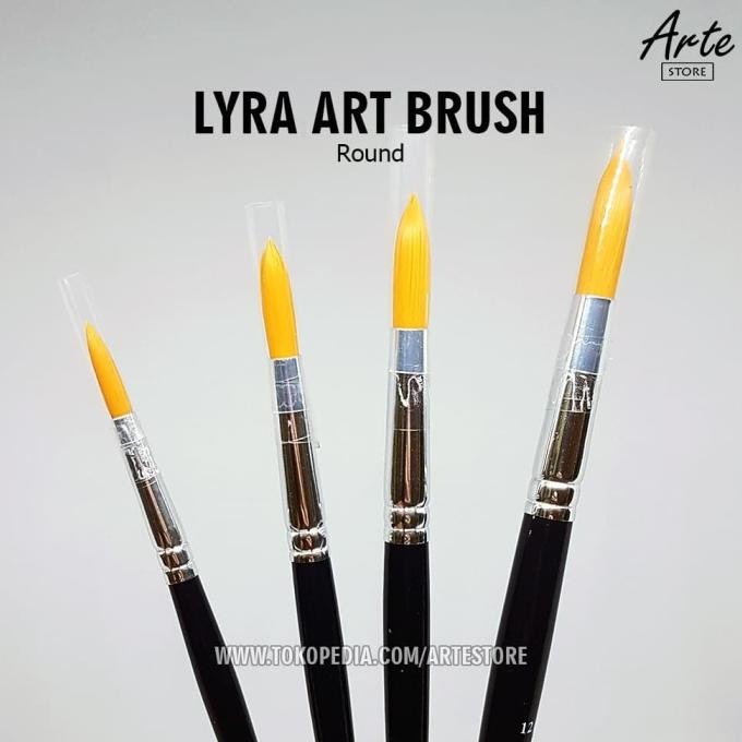 

Kuas Lukis Lyra Bulat Set isi 12 pcs P88L