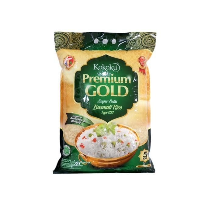 

Kokoku - Beras Basmati Premium Gold 5kg Kemasan Vacuum