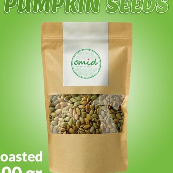 

Organic Roasted Pumpkin Seeds (Biji Labu Panggang Organik) 500Gr